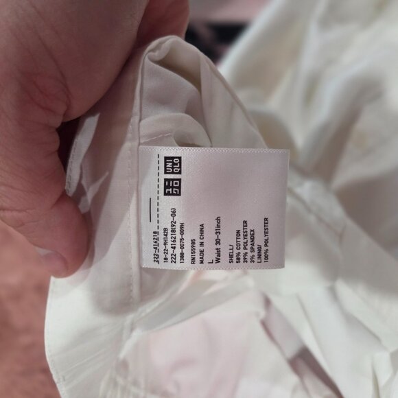 Uniqlo White A-Line Skirt - Picture 7 of 7
